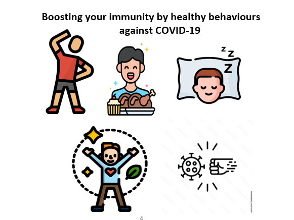 Boosting your immune against COVID-19 infection