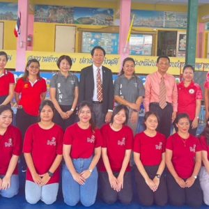 Academic Service at Talad Pak Klong Chao School on February 21, 2024